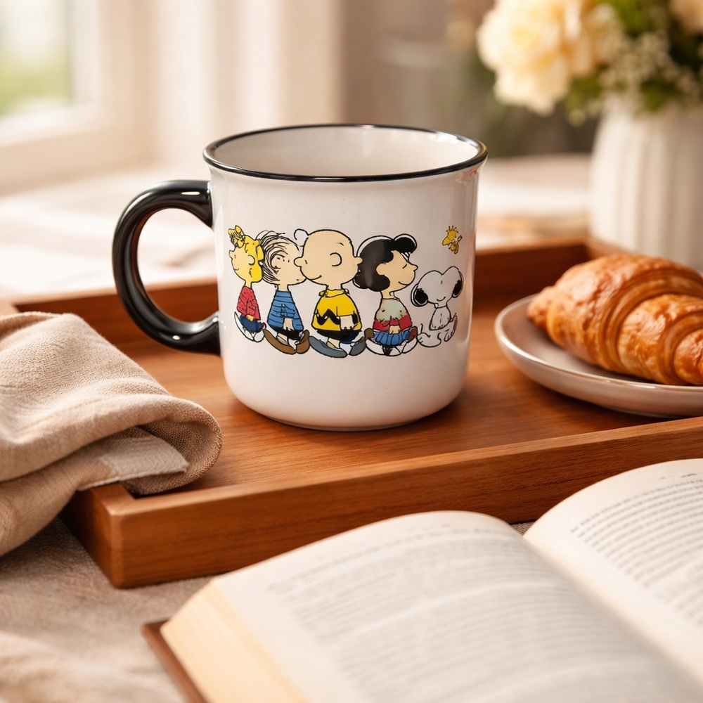 Large Coffee Mug Peanuts Snoopy, Charlie Brown And Friends 2024